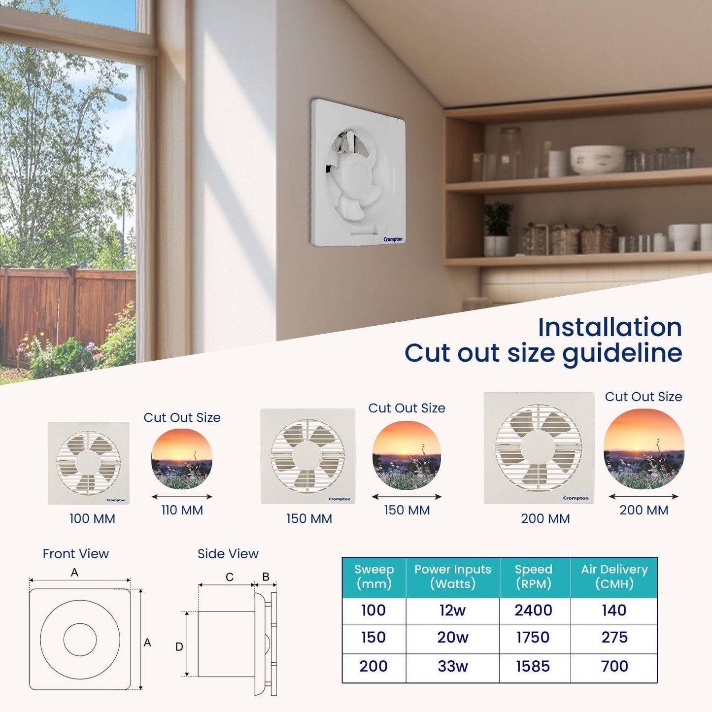 Crompton Ventilus Exhaust Fan Crompton Ventilus Exhaust Fan