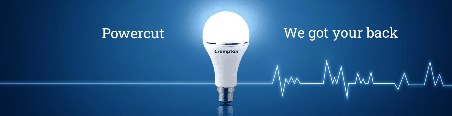 अँधेरे से उजाले की तरफ महत्वपूर्ण कदम: क्रॉम्पटन के बैकअप एलईडी लैम्प