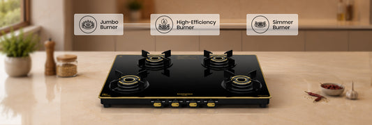 Types of Gas cooktop Burners and Their Uses for Cooking