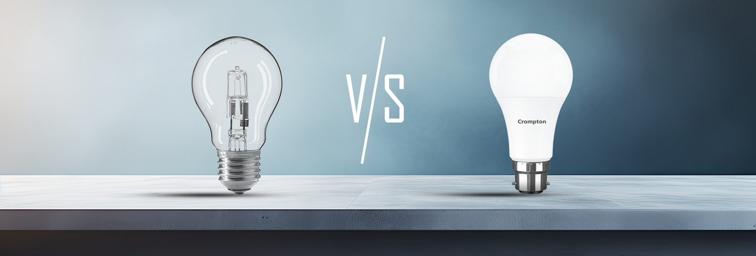 Halogen Bulbs vs LED Bulbs Which One Should You Choose? Crompton