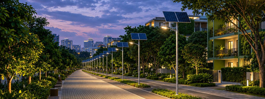 Solar-Powered Outdoor Lighting: A Sustainable Solution for Public and Commercial Spaces