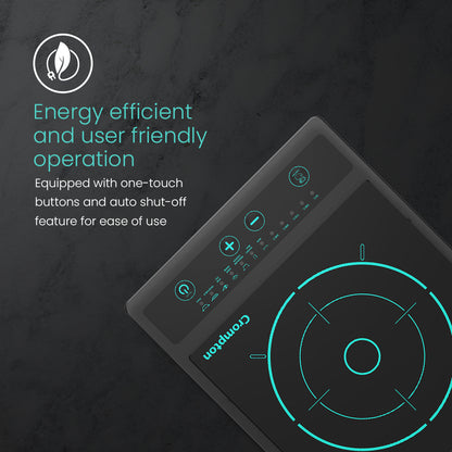Crompton Instaserve 1200 W Induction Cooktop | 7 One touch Cook Menus
