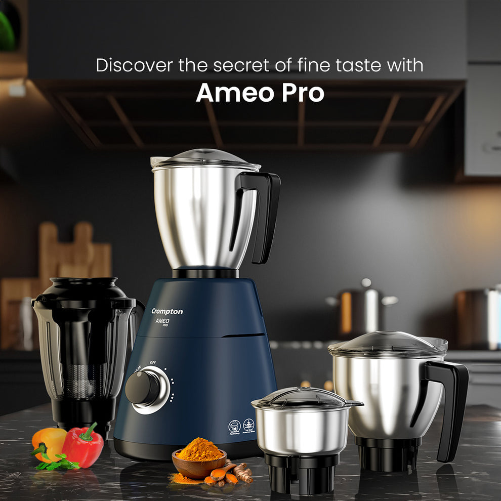 Crompton Ameo Pro 750W 4 Jar Mixer Grinder - high-quality product