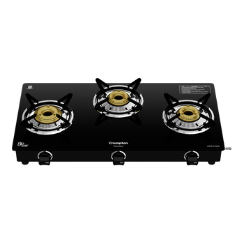 Crompton Cooktop FlameNova 3 Burner 69 cm Glass