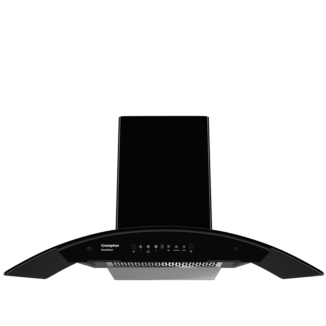 Crompton SensoSmart Curved 90cm Filterless Chimney