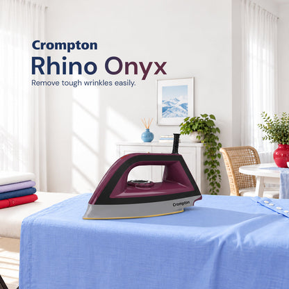 Crompton Rhino Onyx 1250 W Heavyweight Dry Iron