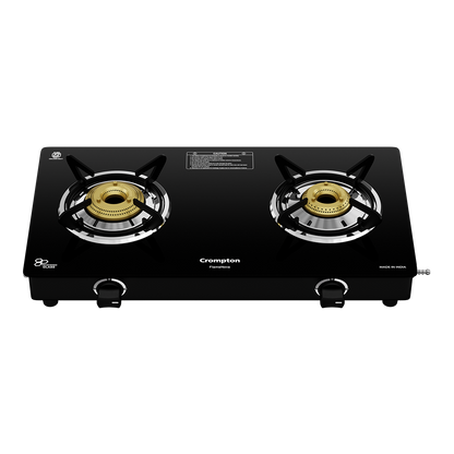 Crompton Cooktop FlameNova 2 Burner 60 cm Glass