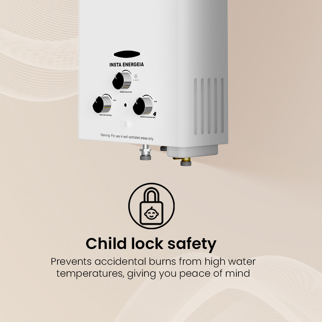 Crompton 6Litre LPG Gas Water Heater