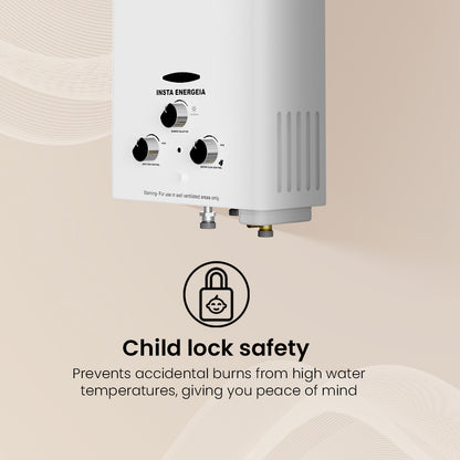Crompton 6Litre LPG Gas Water Heater