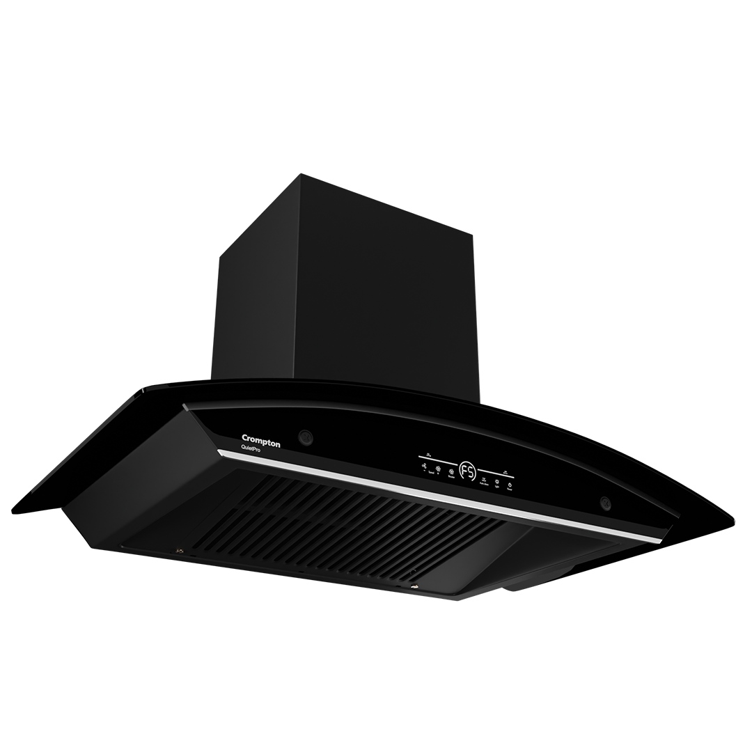 Crompton QuietPro Curved 60cm Filterless Chimney with BLDC Motor