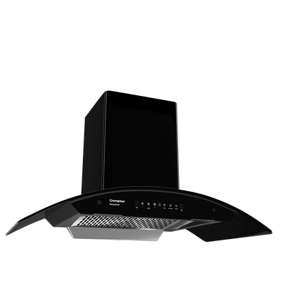 Crompton SensoSmart Curved 90cm Filterless Chimney