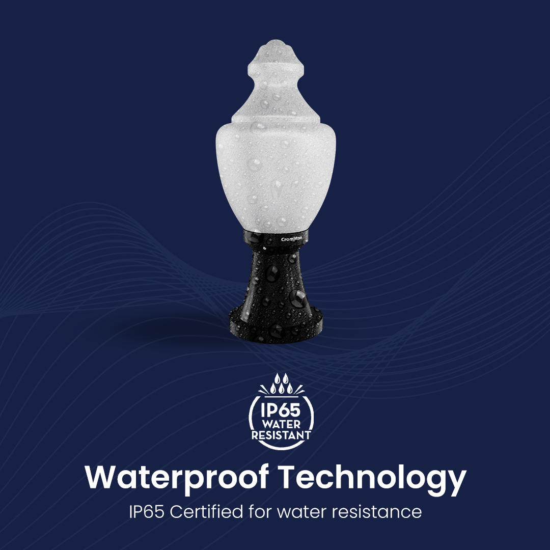 Solarion Imperial Prime Gate Lamp (Plastic with B22 Holder)