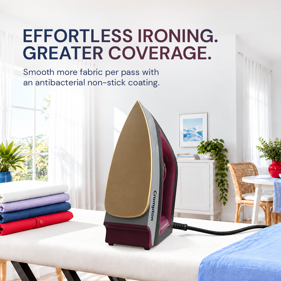 Crompton Rhino Onyx 1250 W Heavyweight Dry Iron