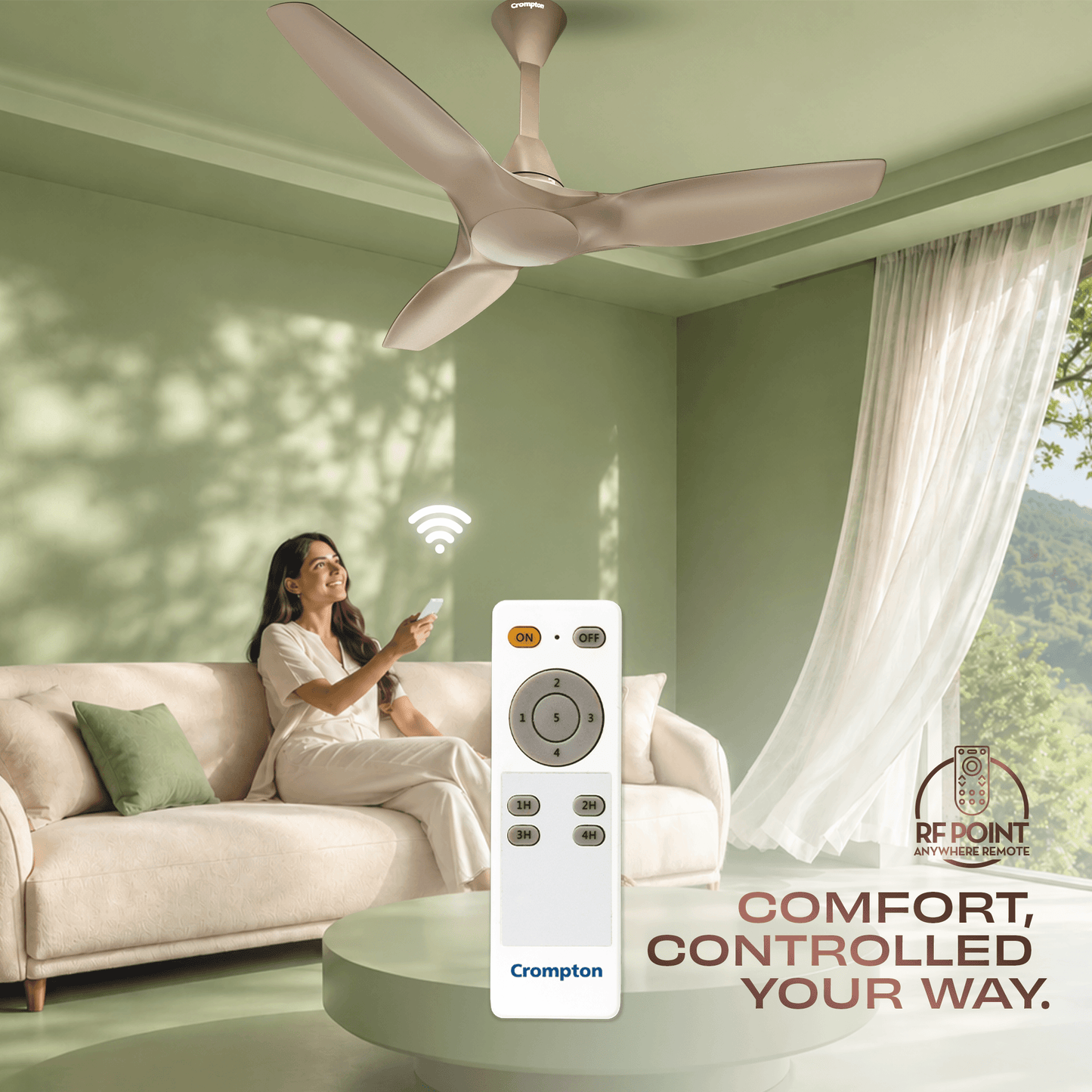 Crompton SilentPro Enso Senze IoT - India's MOST Silent Fan
