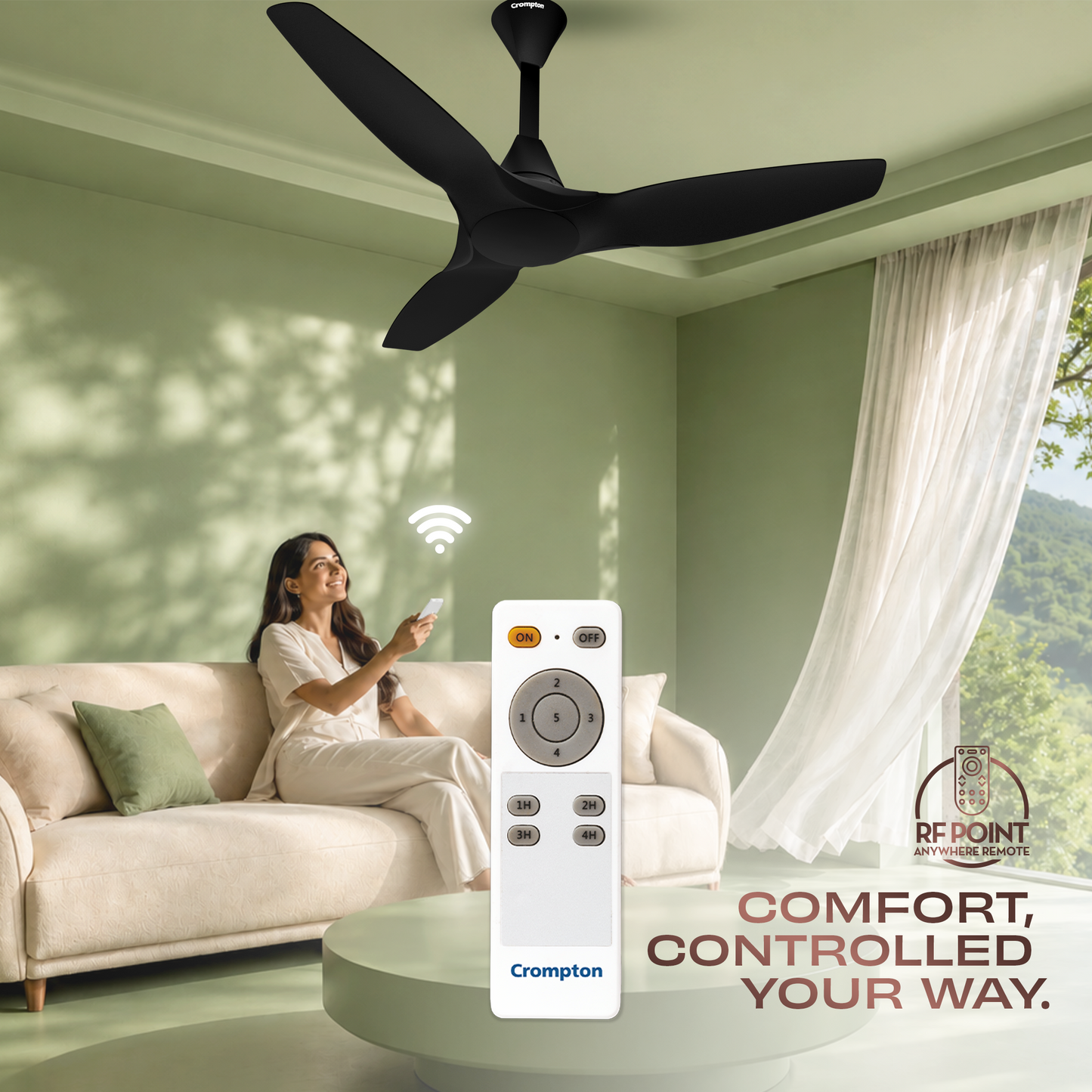 Crompton SilentPro Enso Senze IoT - India's MOST Silent Fan