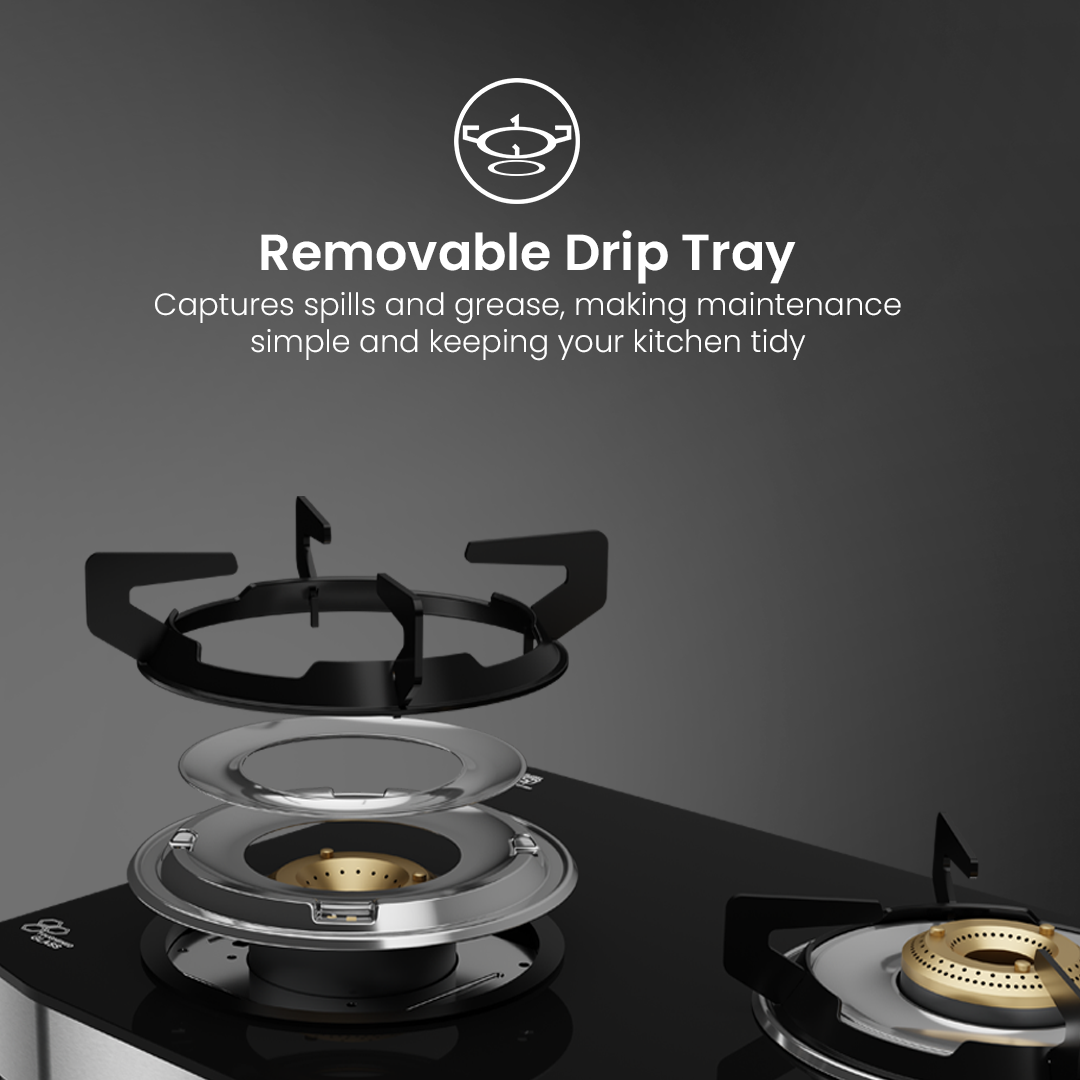 Crompton Cooktop FlamePro 3 Burner SS Body