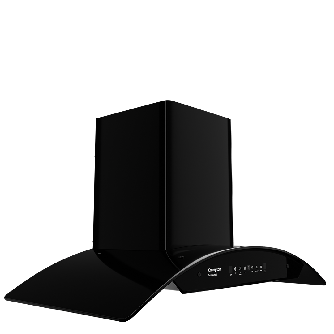 Crompton SensoSmart Curved 90cm Filterless Chimney