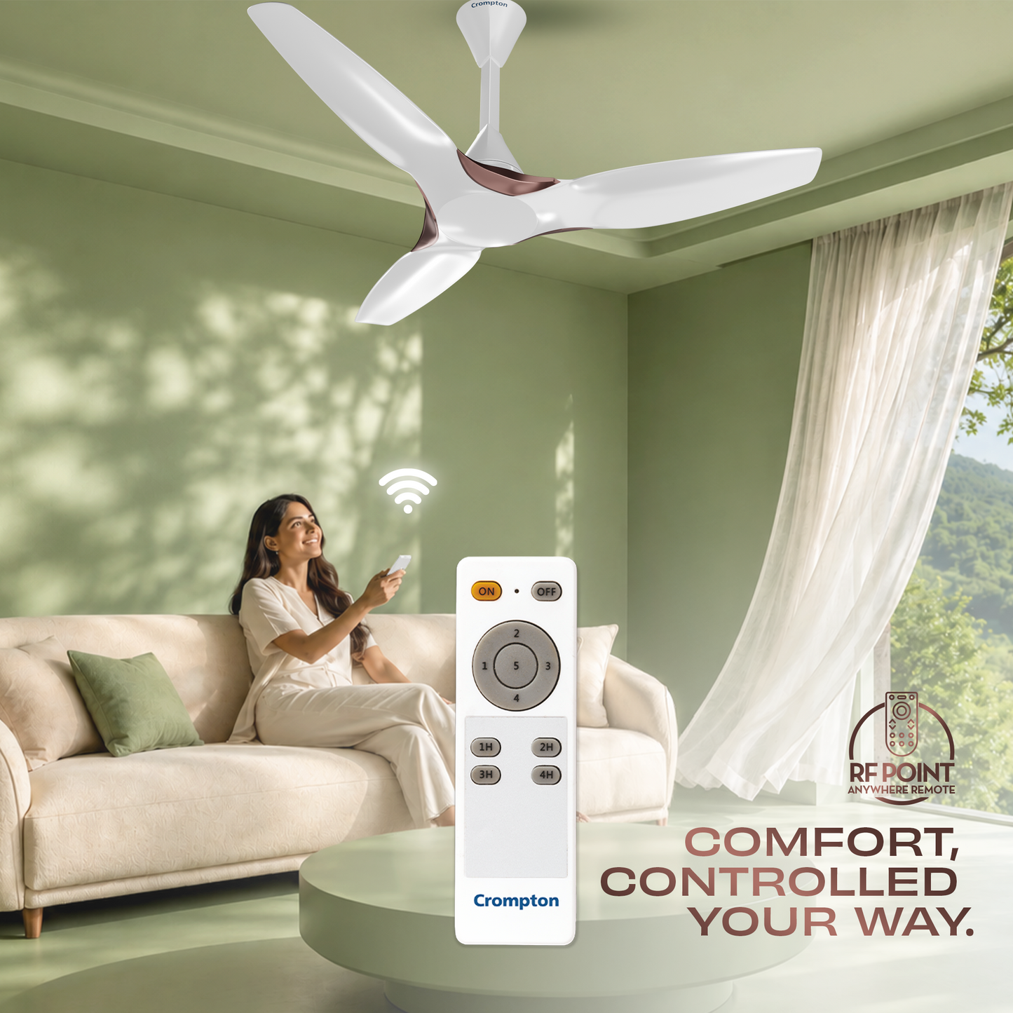 Crompton SilentPro Enso Senze IoT - India's MOST Silent Fan
