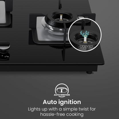 Crompton Hob Sensospark 76Cm 3 Burner