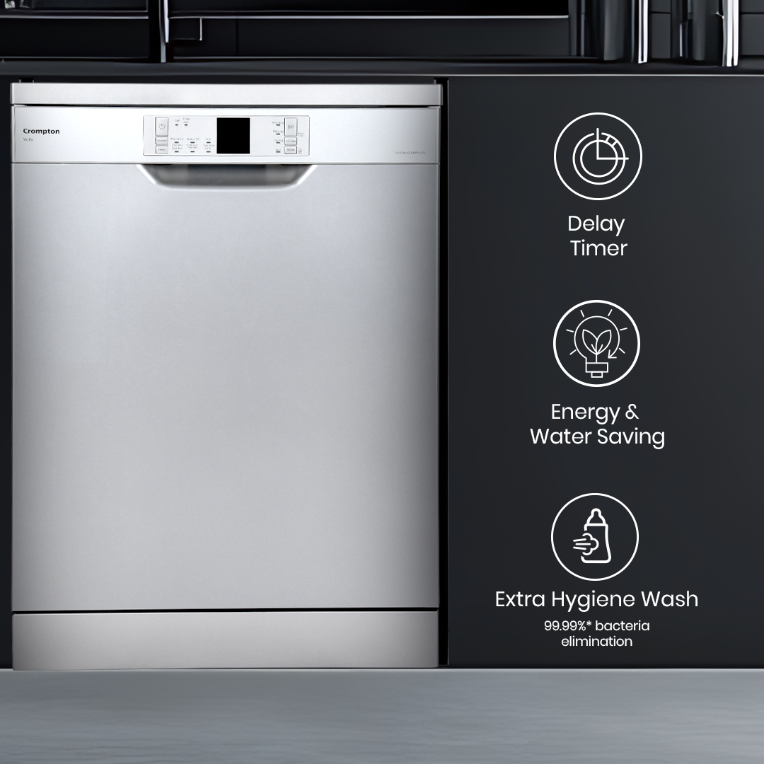 Crompton Voila FreeStanding 14 PlaceStanding Dishwasher