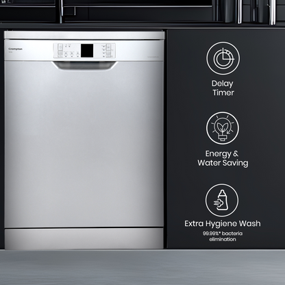 Crompton Voila FreeStanding 14 PlaceStanding Dishwasher