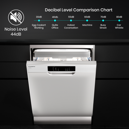 Crompton Voila FreeStanding 13 PlaceStanding Dishwasher