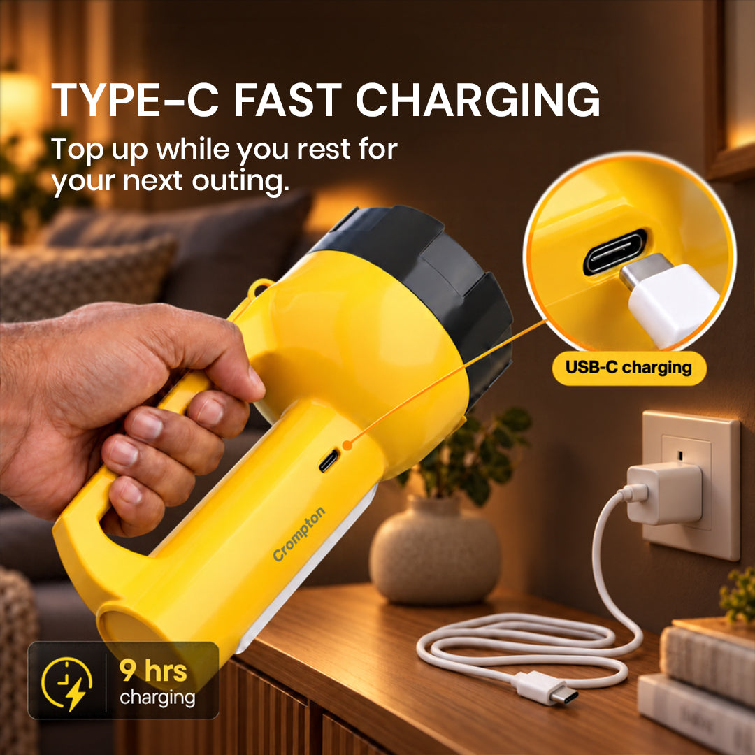 Crompton Rakshak Edge 5W Led Torch