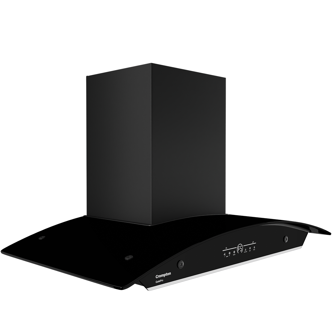Crompton QuietPro Curved 60cm Filterless Chimney with BLDC Motor