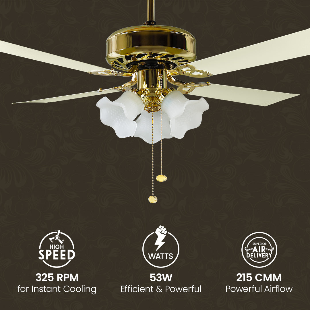 Crompton Luxian Uranus Chandelier Ceiling Fan