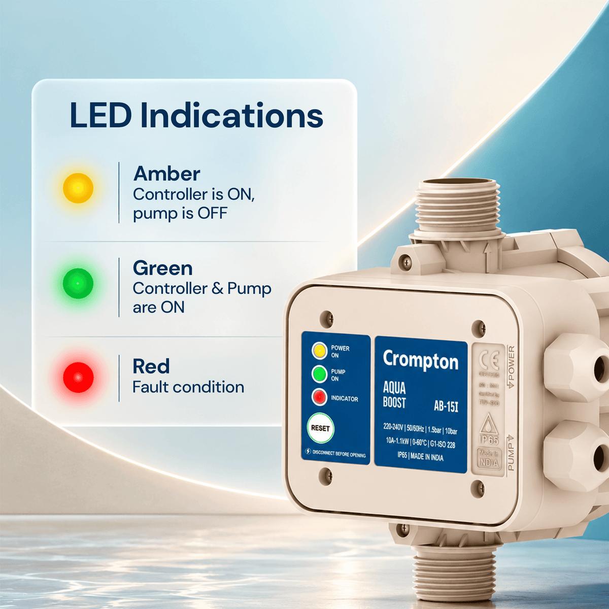 AB-15I - Water Level Controller (Upto 1.5 HP)