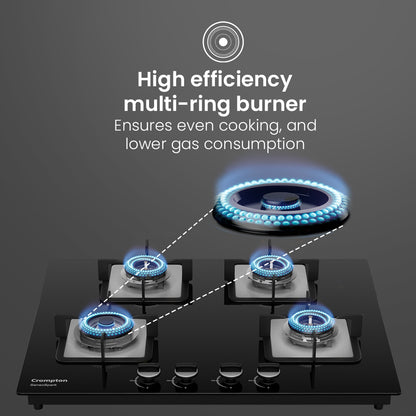 Crompton Sensospark 76cm 4 Burner