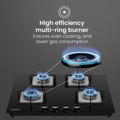 Crompton Hob Sensospark 65Cm 4 Burner