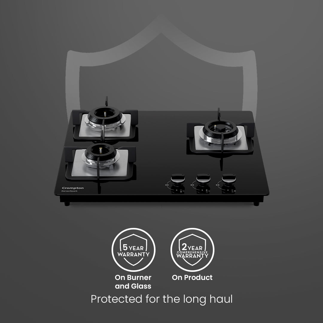 Crompton Hob Sensospark 60Cm 3 Burner