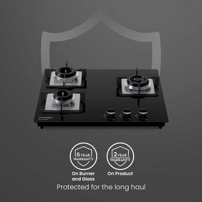 Crompton Hob Sensospark 60Cm 3 Burner