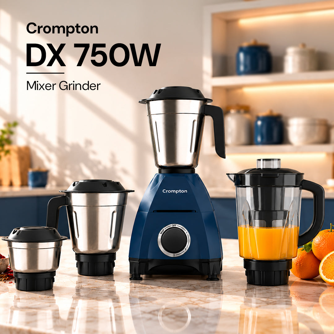 Crompton DX 750 W Mixer Grinder | 4 Jars