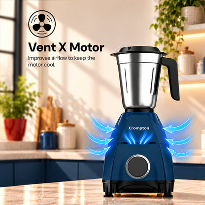 Crompton DX 750 W Mixer Grinder | 4 Jars