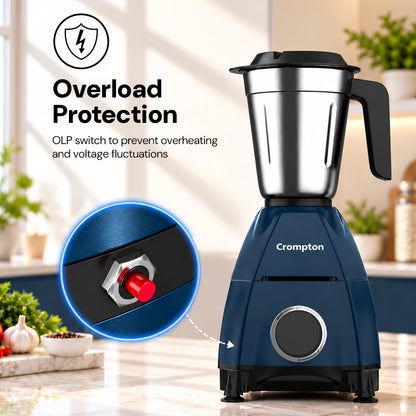 Crompton DX 750 W Mixer Grinder | 4 Jars