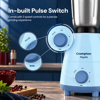 Crompton Nigella 500 W BX Mixer Grinder | 3 Jar