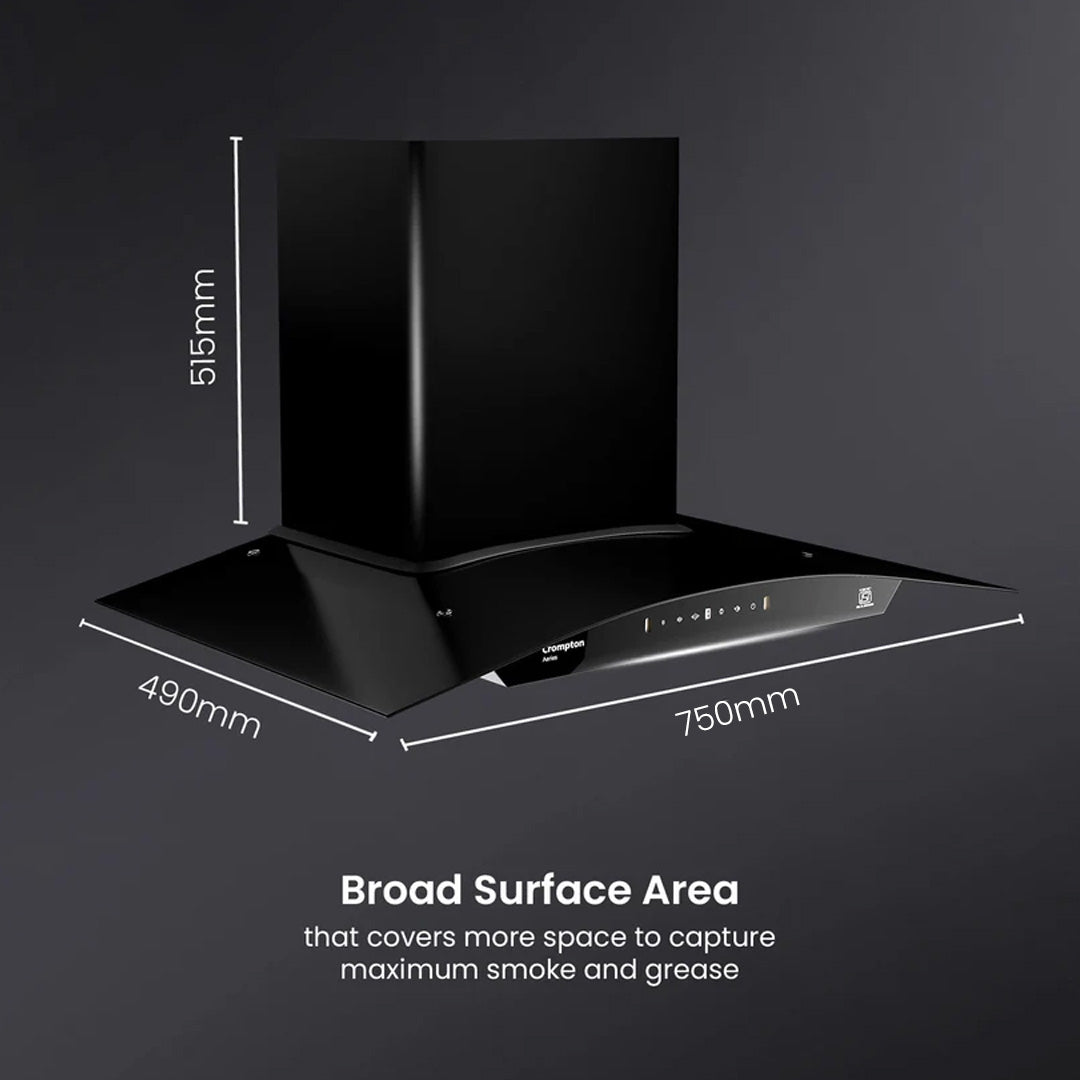 Crompton Aeries Curv Filterless IND Chimney