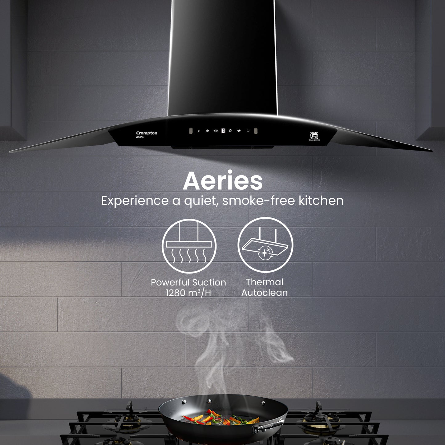 Crompton Aeries Curv Filterless IND Chimney