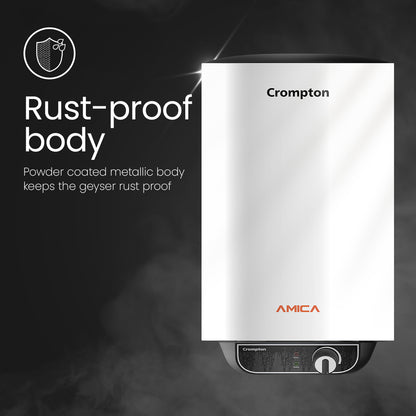 Crompton Amica Classic, 2000W Rated Storage Water Heater
