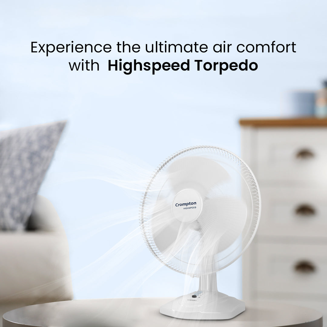 Crompton Highspeed Torpedo Table Fan