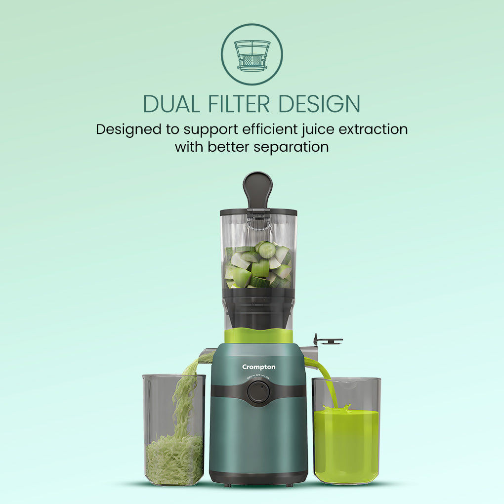 Crompton Ameo Fresh Cold Press Juicer | 200 Watts