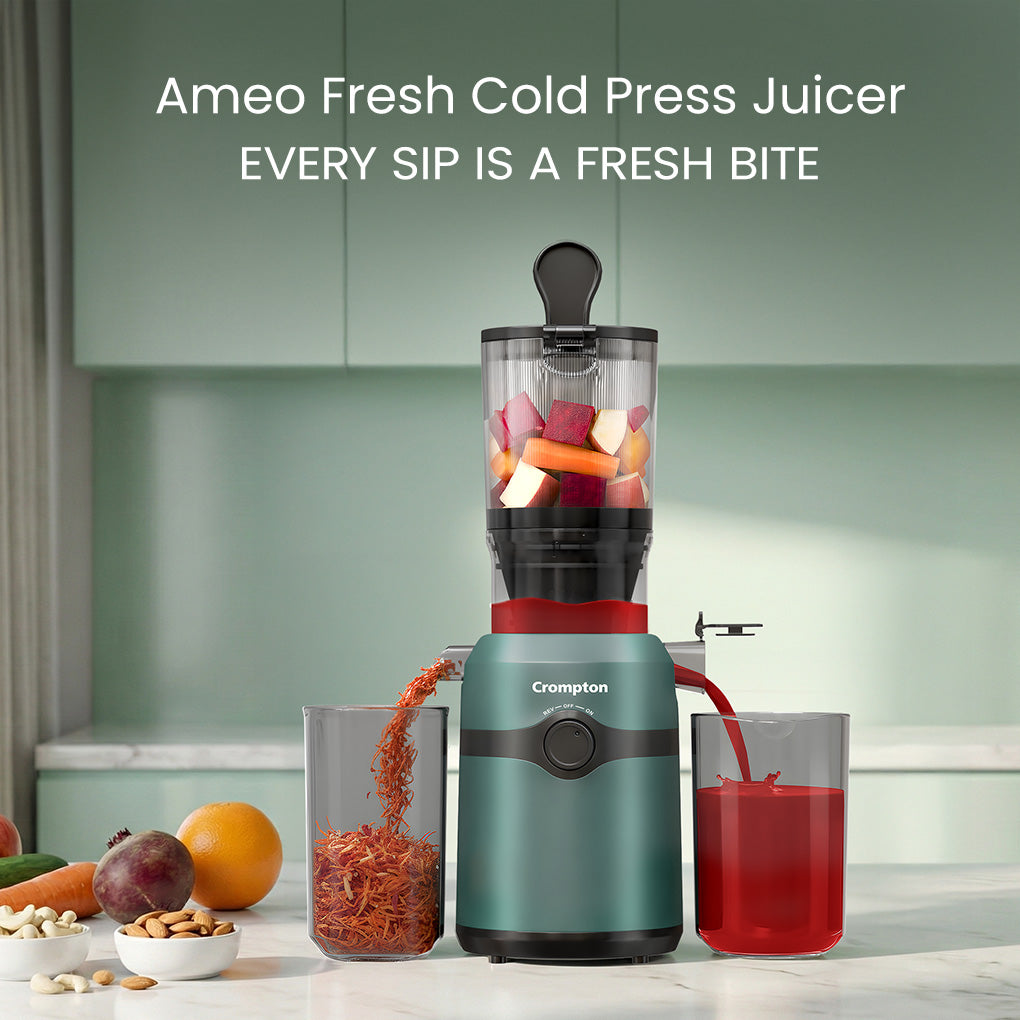 Crompton Ameo Fresh Cold Press Juicer | 200 Watts