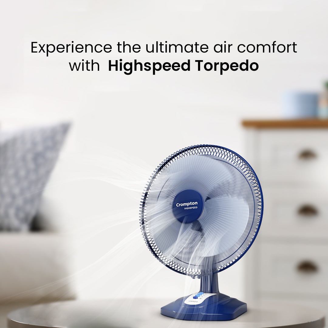 Crompton Highspeed Torpedo Table Fan