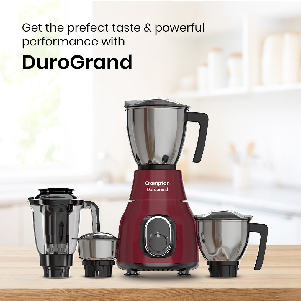 Crompton DuroGrand 750W Mixer Grinder 4 Jars_2