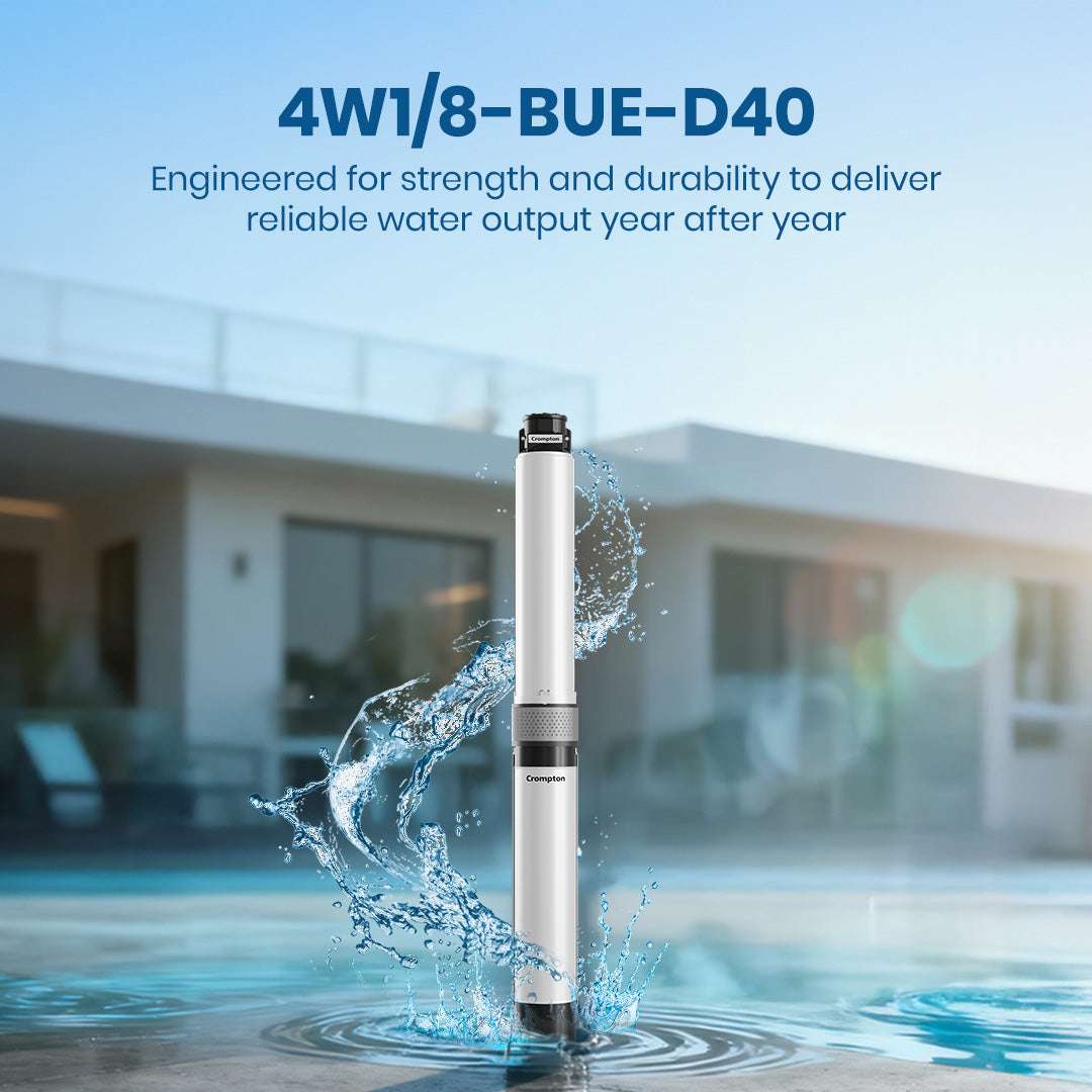 4W1/8-BUE-D40 - Borewell Submersible Pump 1 HP_2