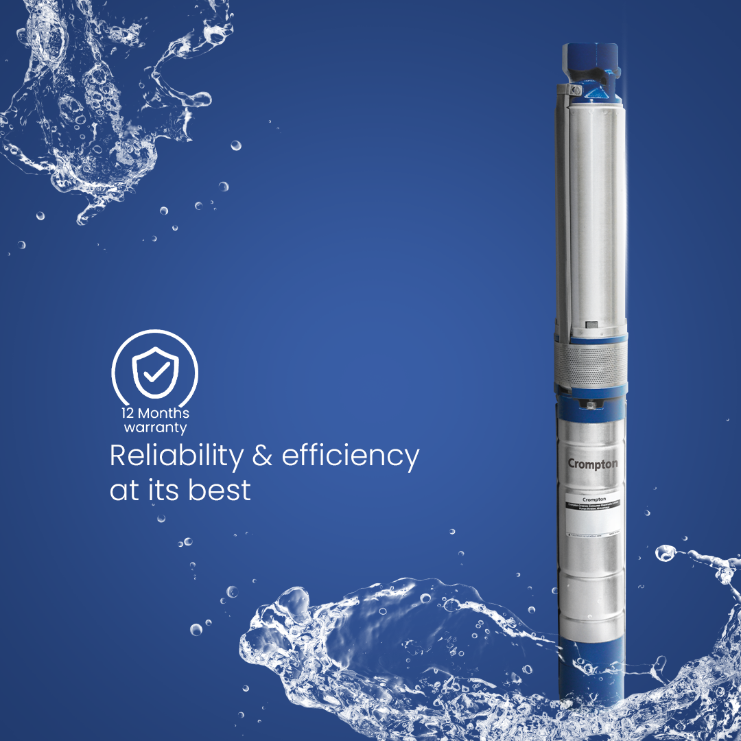 4W12BF1.5E - 4 inch Water filled Borewell Submersible Pump 1 HP