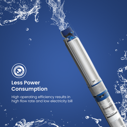 4W12BF1.5E - 4 inch Water filled Borewell Submersible Pump 1 HP