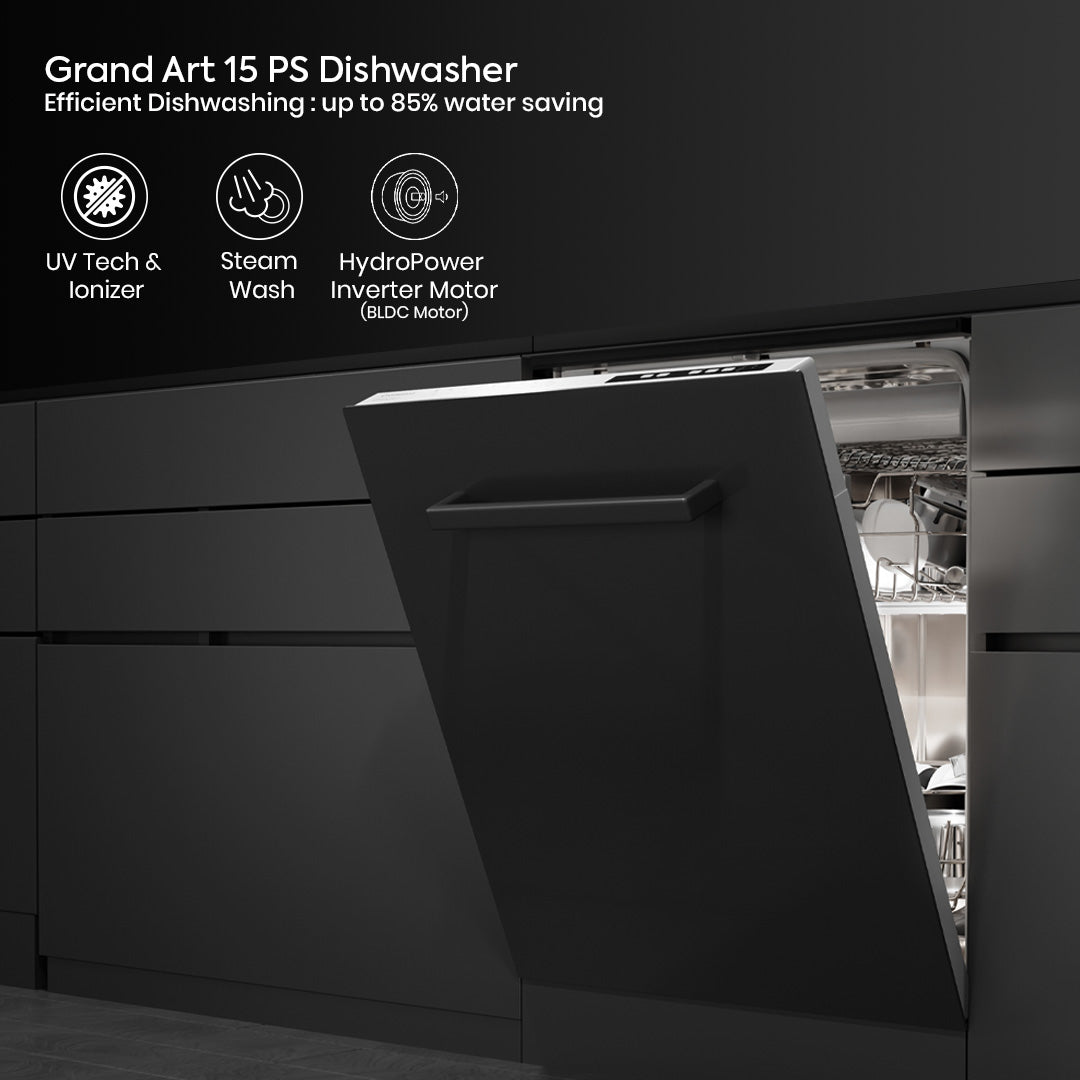 Crompton GrandArt Built-in Dishwasher 15 PS Dishwasher